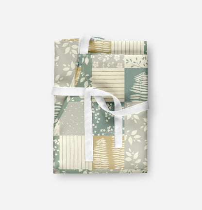 Cotswold Leaf Patchwork  - Adult Apron