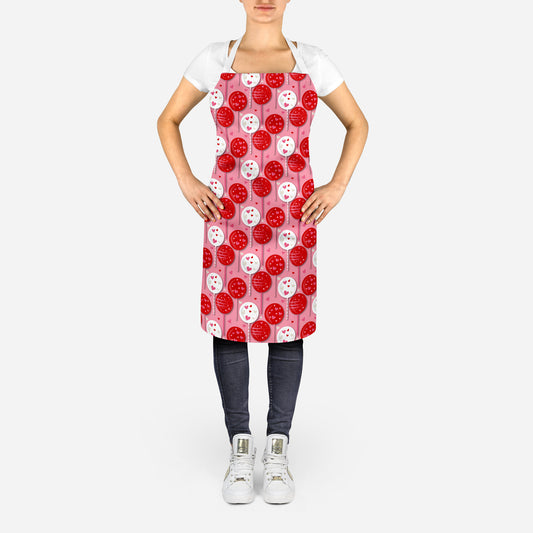 Valentines lollipop Adult Apron