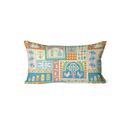 Spring Folk - Rectangle Cushion