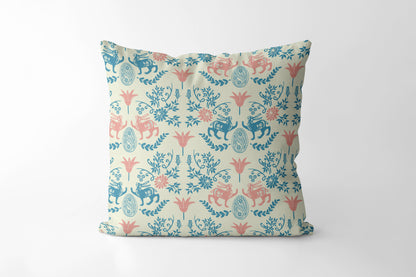 Spring Hares  - Square Cushion