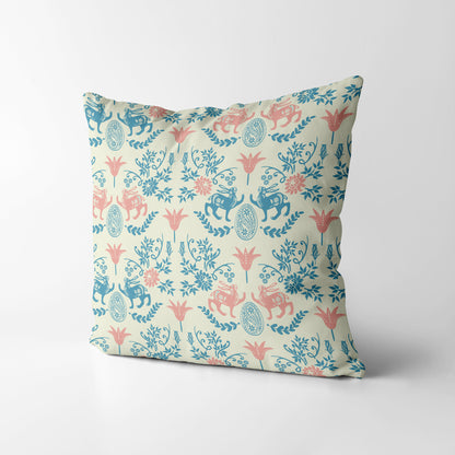 Spring Hares  - Square Cushion