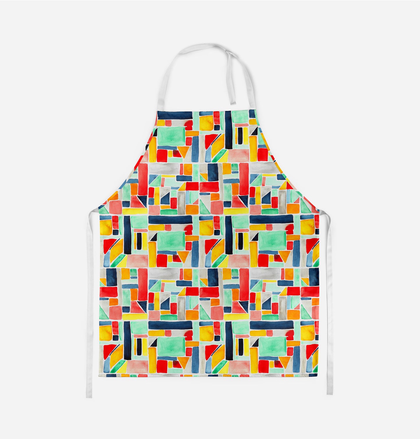 Watercolor Patchwork  - Adult Apron