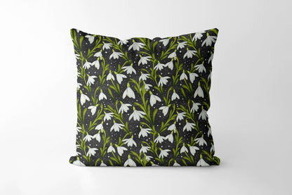 Snowdrops flower Square Cushion