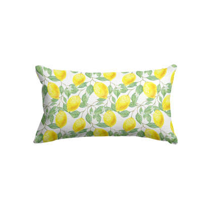 Citrus Lemon Fruit Rectangle Cushion