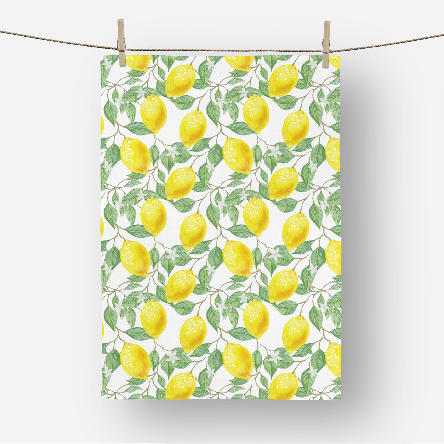 Citrus Lemon Fruit Tea Towel