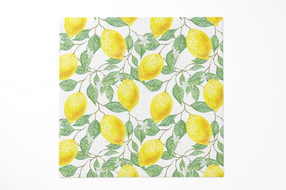 Summer Citrus Lemon Fruit Dinner Napkin
