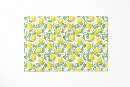 Summer Citrus Lemon Fruit Placemat