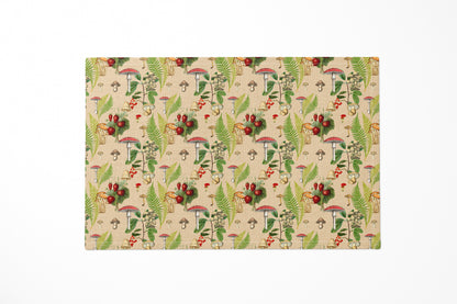 Forest Wild Flowers Mushrooms II Placemat