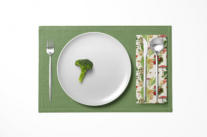 Mushrooms Dinner Napkin