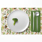 Forest Wild Flowers Mushrooms Placemat