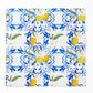 Citrus Floral Mediterranean Style lemon Fruit Dinner Napkin