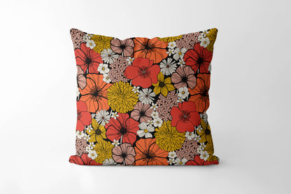Free spirit blooms Square Cushion