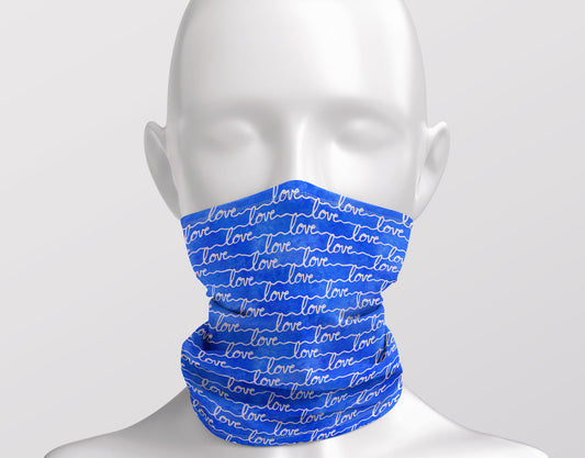 Love Royal Blue Adult Snood