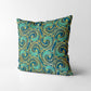 Mermaid rococo ocean waves Square Cushion