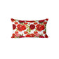 Pomegranate Roses Rectangle Cushion