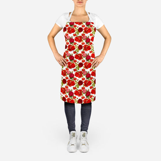 Pomegranate Roses Adult Apron