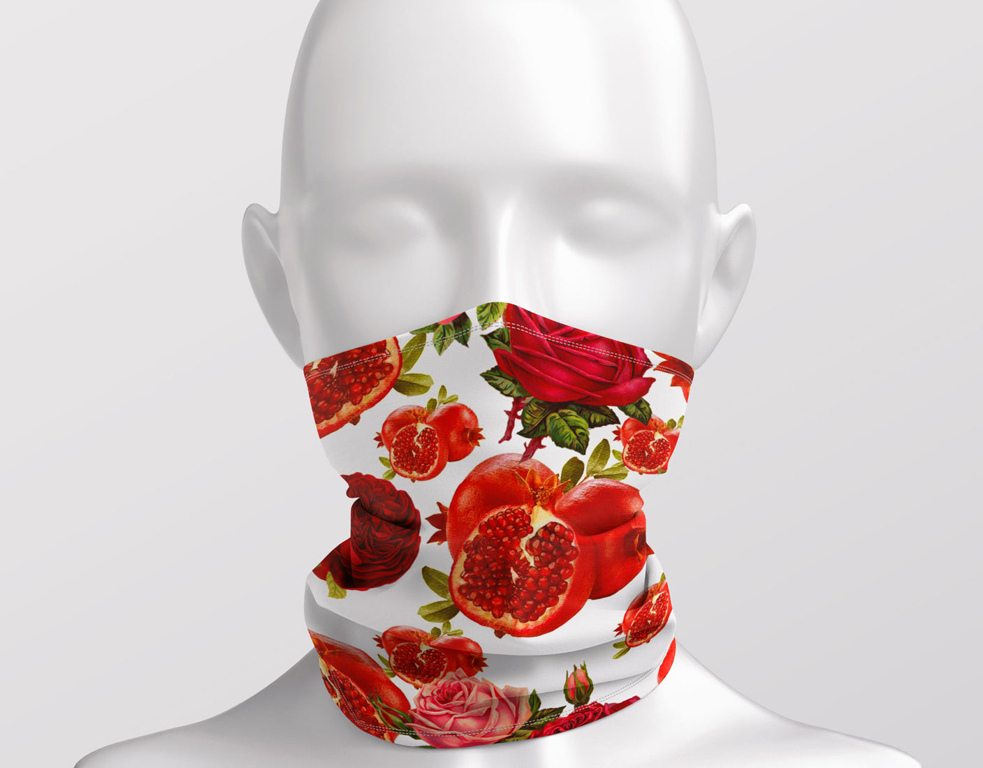 Pomegranate Roses - Adult Snood