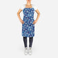 Sea shells on blue - Adult Apron