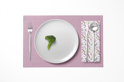 Lavender Sprays Dinner Napkin
