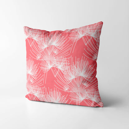 Stark agapanthus chic - Art Deco Square Cushion