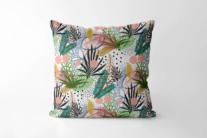 Exotic mystery garden Square Cushion