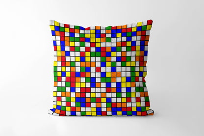 Cube theory Square Cushion