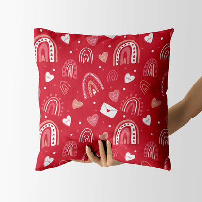 Happy love rainbows - Square Cushion