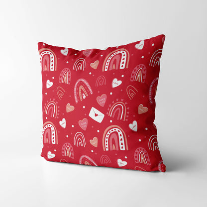 Happy love rainbows - Square Cushion
