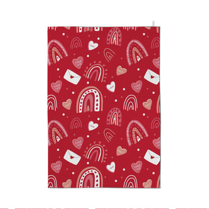 Happy love rainbows - Tea Towel