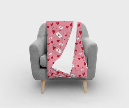 Valentines Letters - Blanket