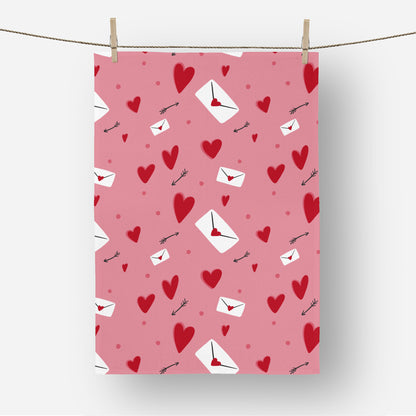 Valentines letters - Tea Towel