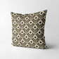 Vintage floral ornaments III Square Cushion