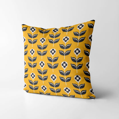 Scandinavian flowers II Square Cushion