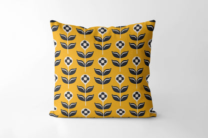 Scandinavian flowers II Square Cushion