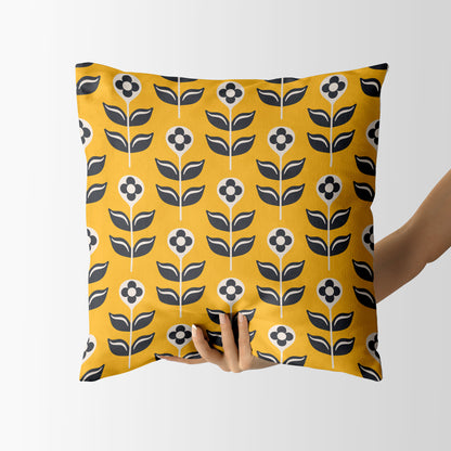 Scandinavian flowers II Square Cushion