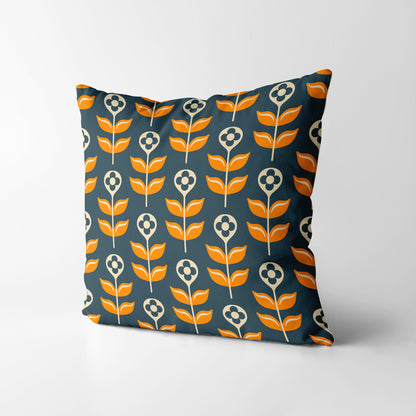 Scandinavian flowers I Square Cushion
