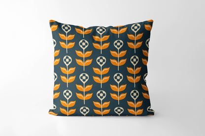 Scandinavian flowers I Square Cushion