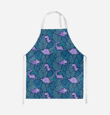 Tropical Dinosaur Jungle II Kids Apron