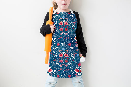 Scandinavian Valentine Kids Apron