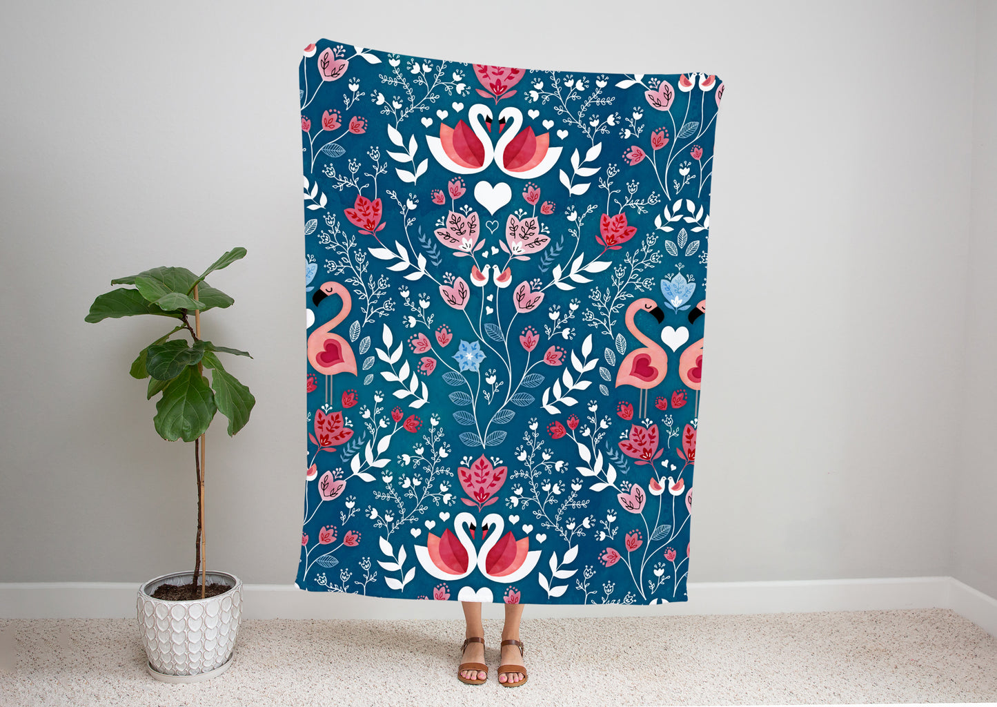 Scandinavian valentine - Blanket
