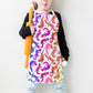 Bright Rainbow Geckos Kids Apron