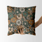 70s Vintage Retro Floral Flowers I Square Cushion